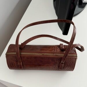 ANTHROPOLOGIE barrel purse